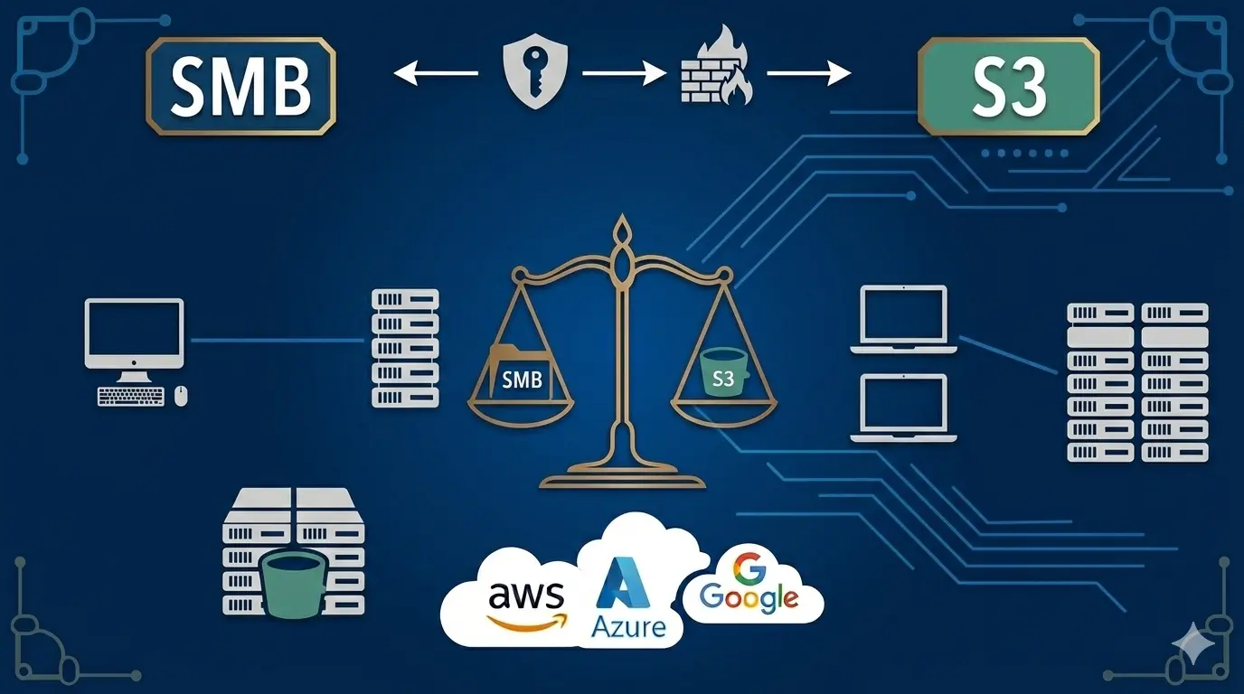 SMB vs Object Storage (S3) Architecture Positioning
