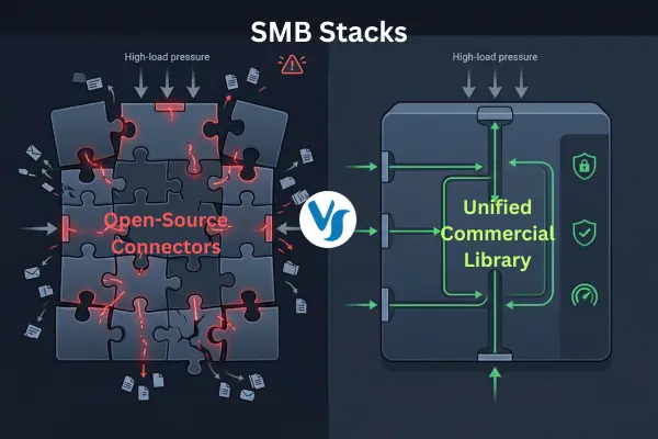 Why Open-Source Stitched Connectors Fail Under Production Loads