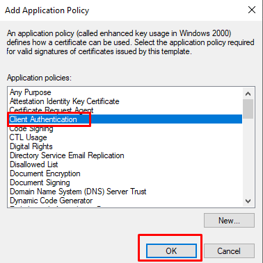 certificate client authentication